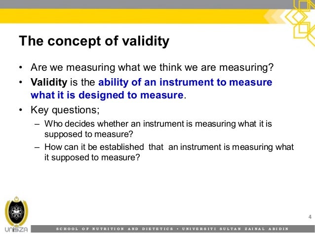 reliability and validity of questionnaires in research reliability and validity in quantitative research